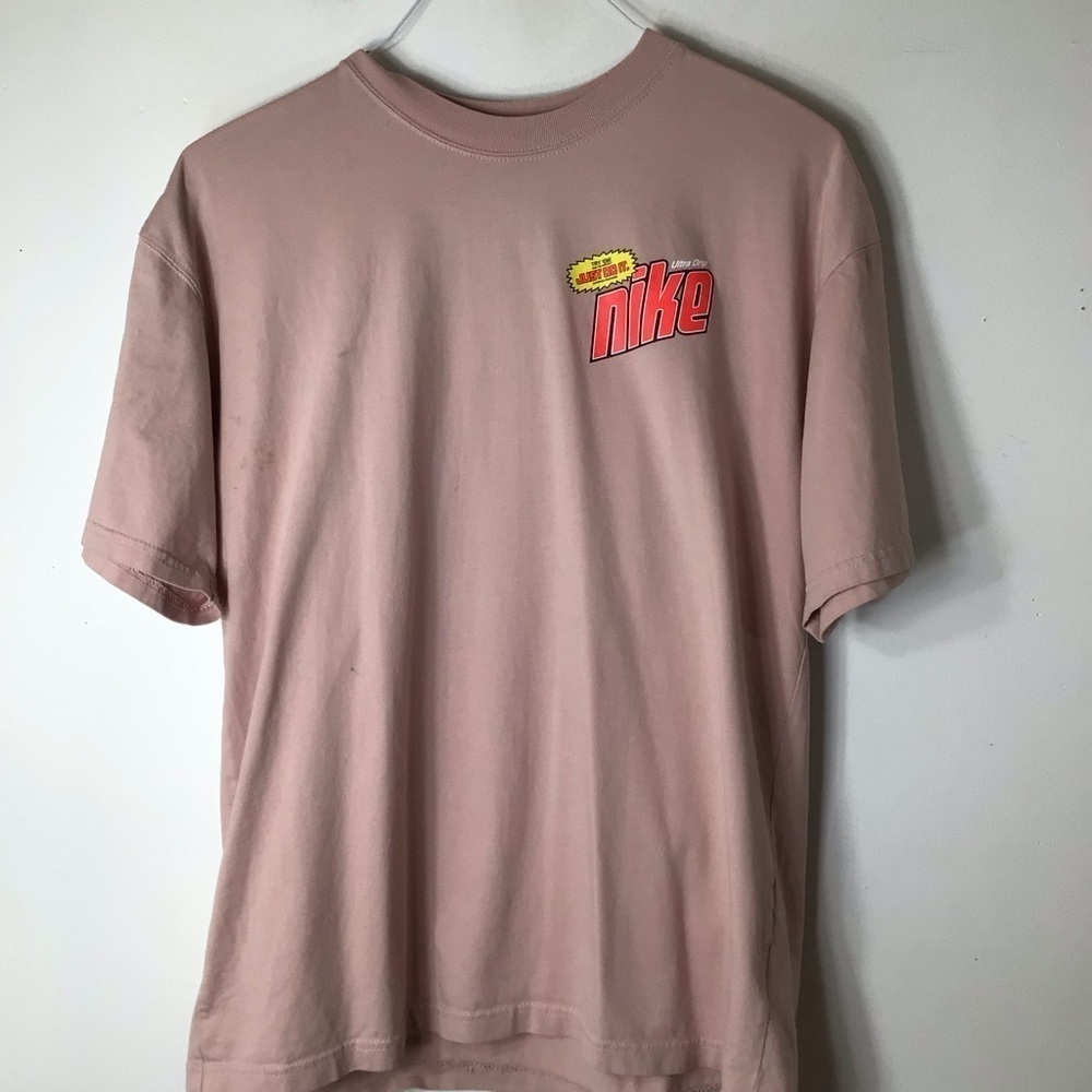 Nike Tshirt top women medium retro pink